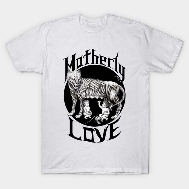 motherly love_Romulus and Rem_b T-Shirt by JaLand